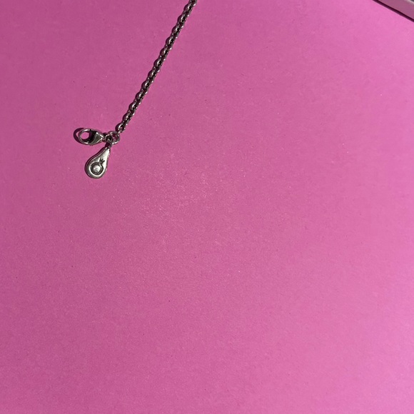 Authentic Hearts of Pandora Sterling Silver Thin Chain Bar Bracelet 2018 - Picture 7 of 9